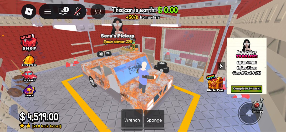 suh_jjohnny's tweet image. #RobloxRP my customers are happy so i had to hire men to help me with my car repair business