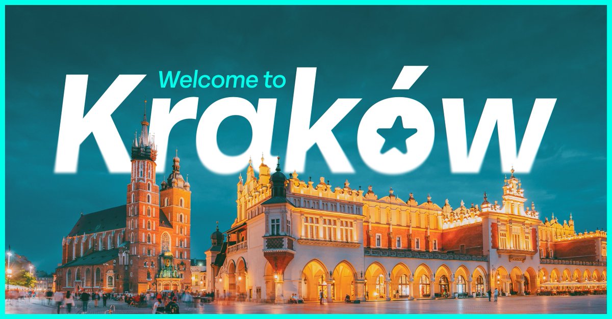 justdancevision's tweet photo. Witamy w Polsce! This is Kraków calling, your official host city for JDVision 2026!

After Poland's iconic sweep at the 2025 edition of the contest we window-shop our way from Vancouver to Kraków, chosen by last year's winners Hund12, Fructus and Advn!

🧵👇 https://t.co/Kj7kapTm7U