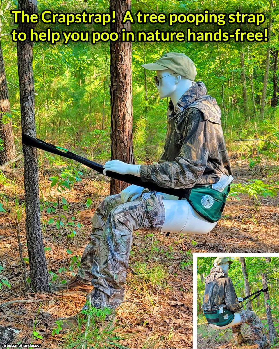 Yeah...no. I'll never be in the woods long enough to need this. 😂