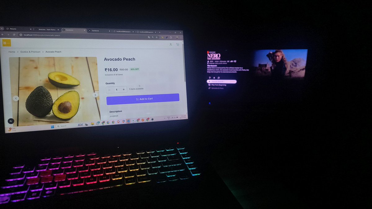 CryptholicCoder's tweet image. Day 8 of building the Quickcommerce app

Done with category &amp;amp; product flow for user side frontend

Next: useCart, usePayment, useOrder &amp;amp; useMe :) hooks

#buildinpublic #ecommerce #netflixandchill #webdev