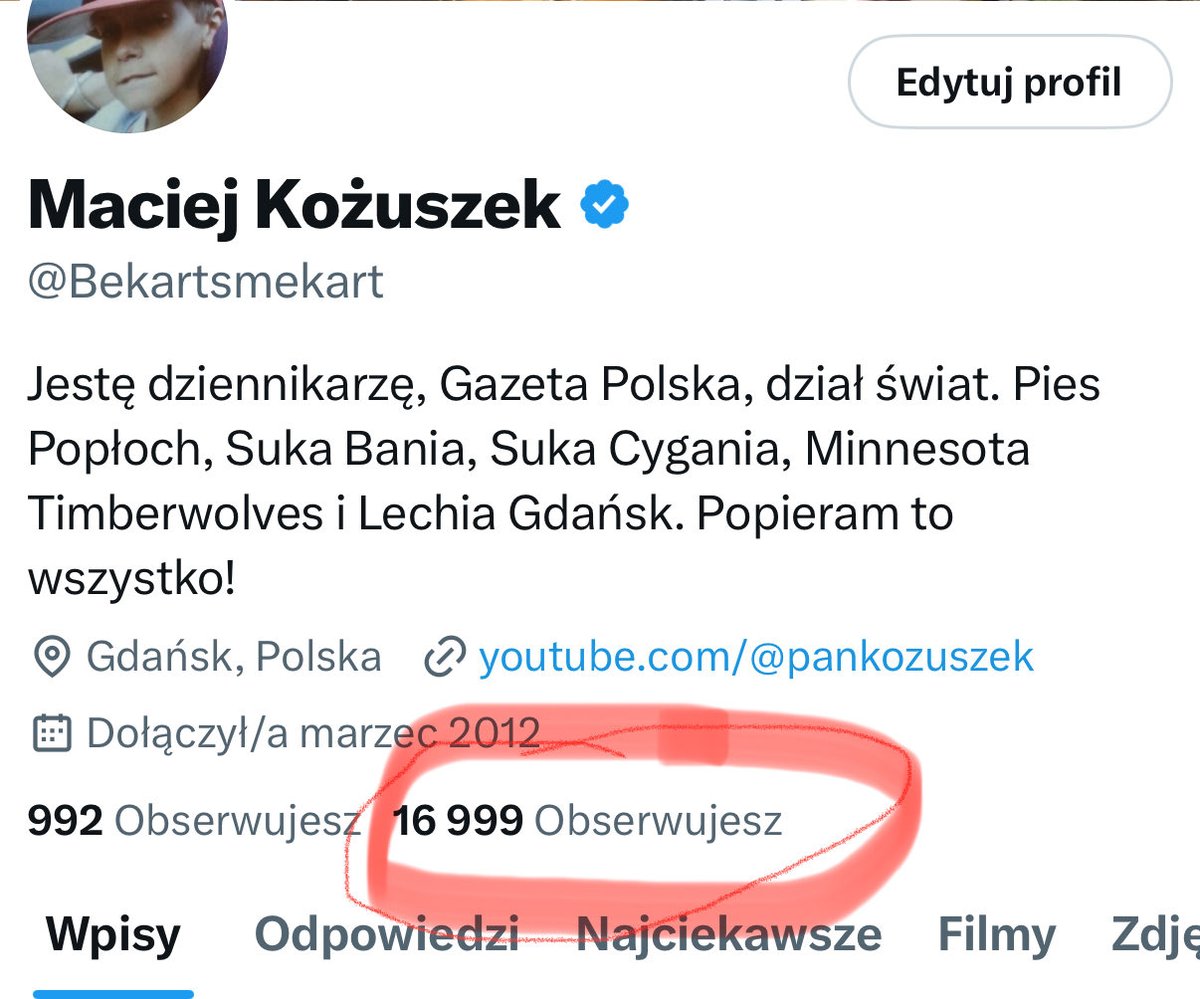 Maciej Kożuszek tweet media