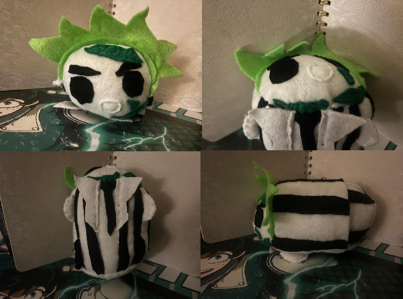 RoxychanCrafts's tweet image. #Beetlejuice smedium stacking #plush #forsale
$35
made of fleece and felt
if interested or want something different feel free to message me or go to my etsy (link in profile)