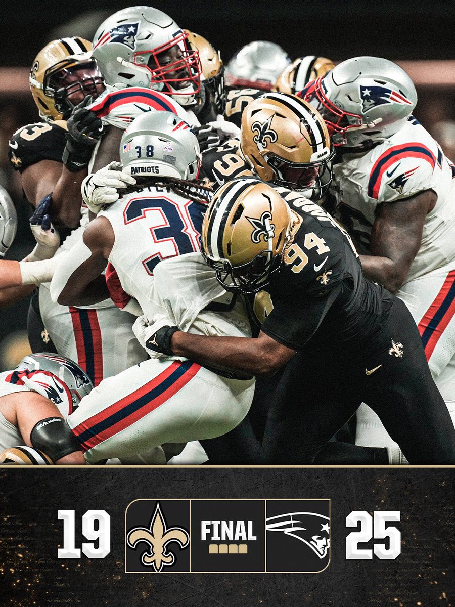 SAINTSFAN1289's tweet photo. At least they kept it close and the pats qb is on fire today atleast I’m winning in fantasy.🤣🤣🤣 https://t.co/0Ln1M6ARQ4