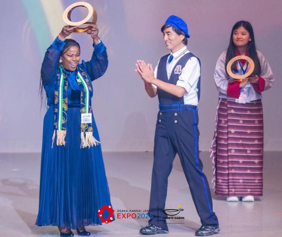 Ce 12 octobre 2025, le Gabon a été distingué du Golden Prize à l’Expo 2025 Osaka, une reconnaissance internationale majeure qui honore notre pays pour la mise en valeur exceptionnelle de sa forêt équatoriale, patrimoine naturel mondial et pilier essentiel de l’équilibre