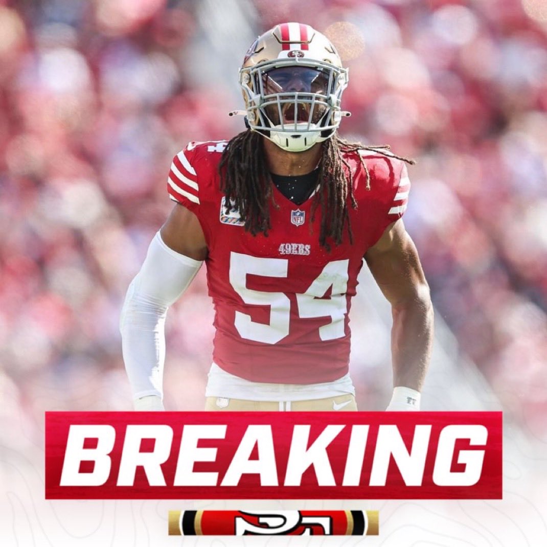 OurSf49ers's tweet photo. #49ers Fred Warner has been carted off the field 💔 https://t.co/C4O3WVqDmw