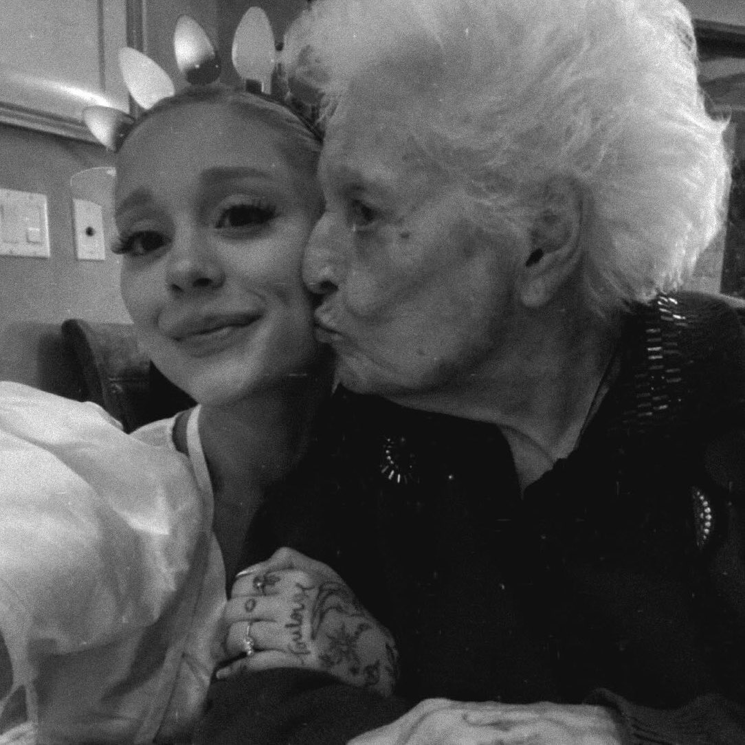 Ariana Grande celebrates her late Nonna’s 100th birthday:

“I miss you every day happy 100th”
