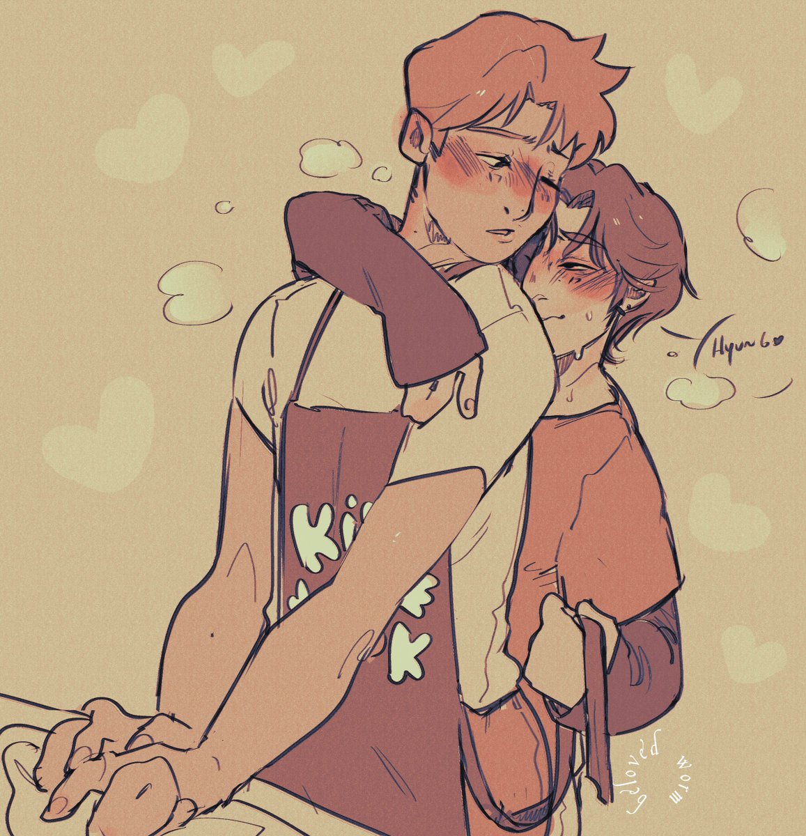 i got too into it.. theyre not even kissing......... hopefullly it counts

gyuchan for number 6