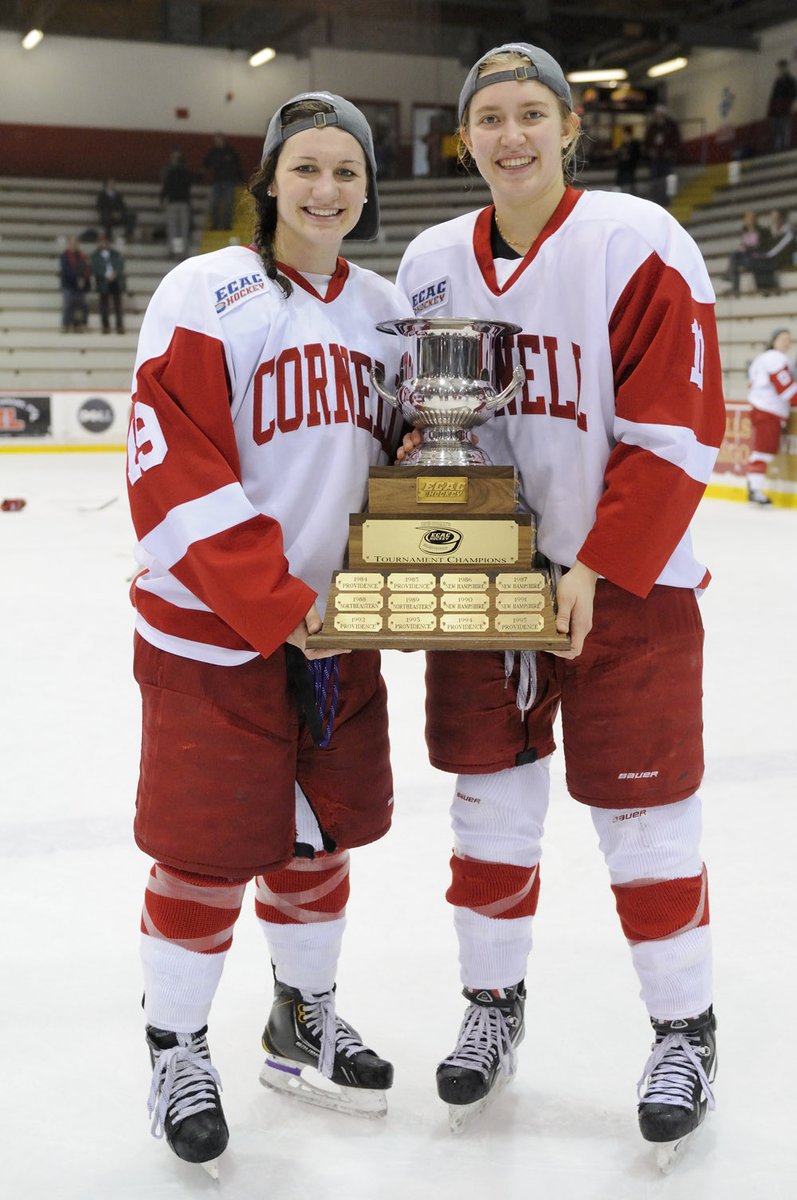 Congratulations to Brianne Jenner ’15 and Jill Saulnier ’15 on their upcoming induction into the Cornell Athletics Hall of Fame.

Both alumnae will be honored on Saturday, October 18, following the game against Boston College.

#YellCornell x #LGR