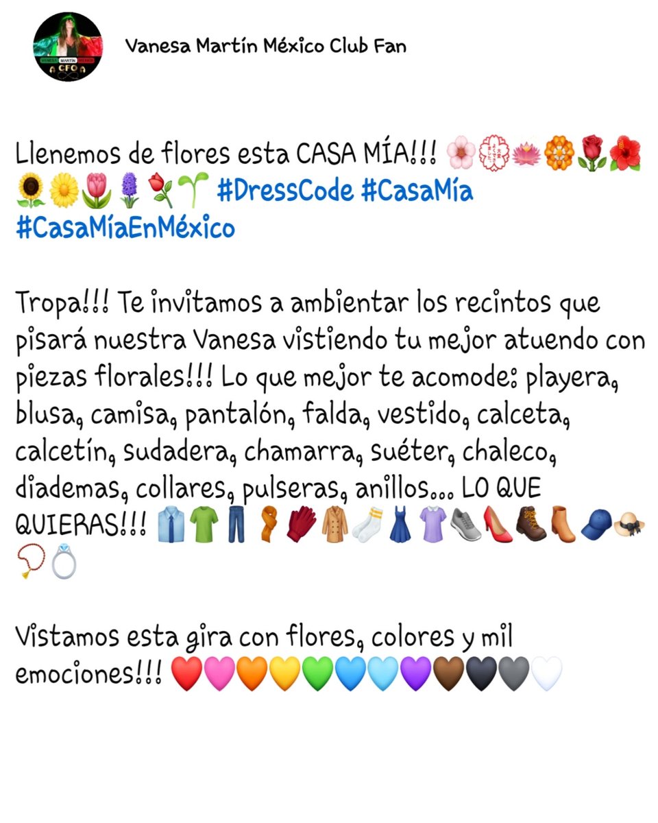 VanesaMartinMex's tweet image. ¡Llenemos de flores esta CASA MÍA! 🌸💮🪷🏵🌹🌺🌻🌼🌷🪻⚘️🌱 #DressCode #CasaMía #CasaMíaEnMéxico