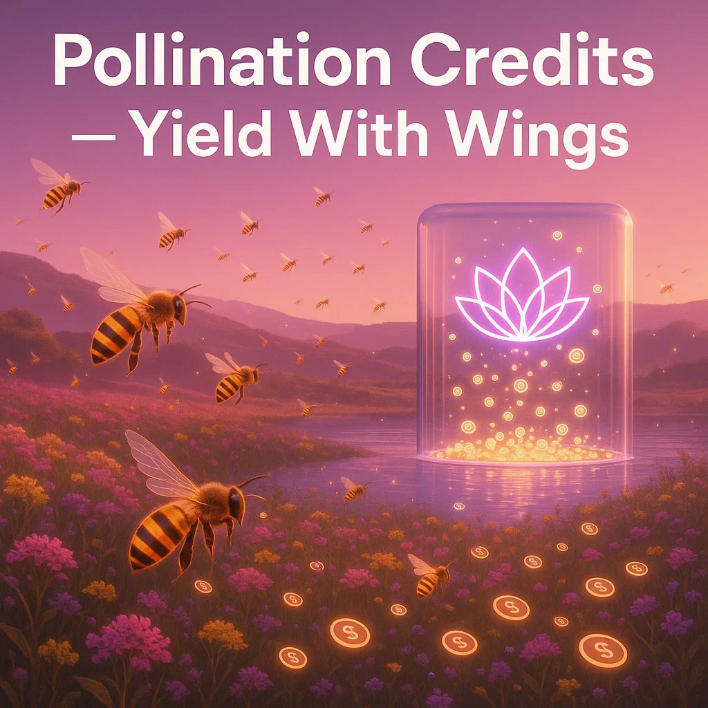 HappyDonkey4's tweet image. Hey there @OnchainOMies , let's think out of the box RWA's again:
We talk about tokenizing real estate and bonds...
But what if the work of nature’s pollinators -the world’s most critical yield machine- could be measured, verified, and traded on @MANTRA_Chain + @LotusDex ?👇