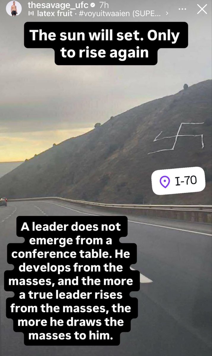 AlexBehunin's tweet image. UFC fighter AJ Cunningham is getting mad that people are calling him out for his nazi Instagram stories
