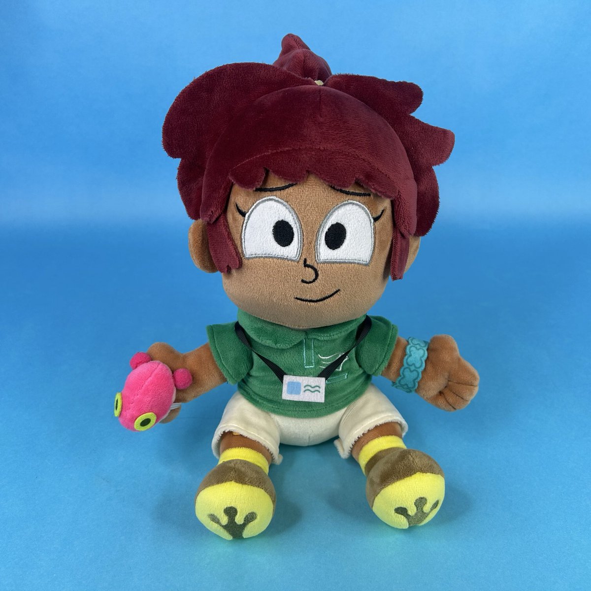 BigToadie's tweet image. Timeskip Anne Plush Preorders start October 24th!!
More details and charm design on Friday…

Important note: the sample plush I’m using in marketing photos has red hair, but the final product will have brown hair, which will look like this color swatch.

#Amphibia #AnneBoonchuy