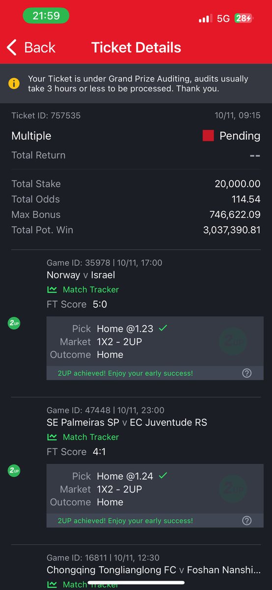 Betbuddy001's tweet photo. History is made tonight 
Grand audit https://t.co/OG9cl6VZqm
