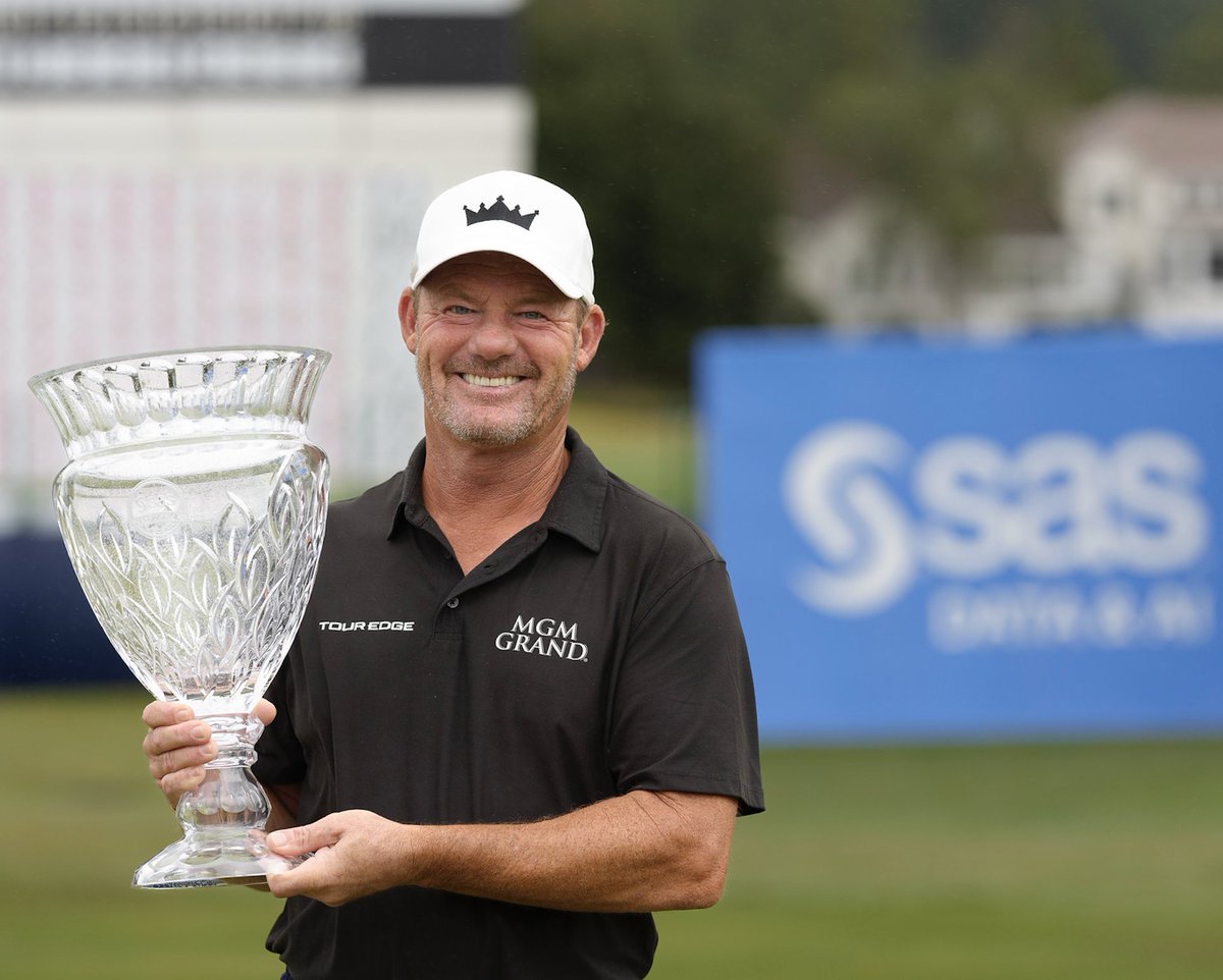 SASsoftware's tweet image. Give it up for your 2025 #SASChampionship winner, @alexcejka! 🏆 What an amazing performance this weekend at the SAS Championship! ⛳👏

@ChampionsTour @SASChampionship