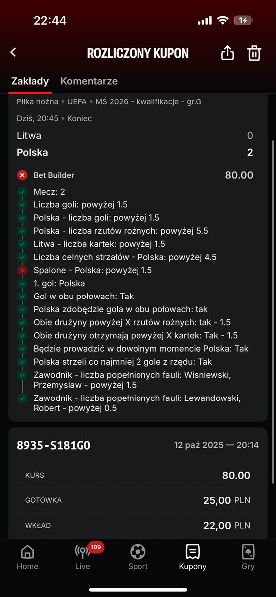 o__gladys's tweet photo. @Polsport @Polsport @SuperbetPL z chęcią obejrzę następny mecz na żywo 😉 https://t.co/5drtl8AiNN