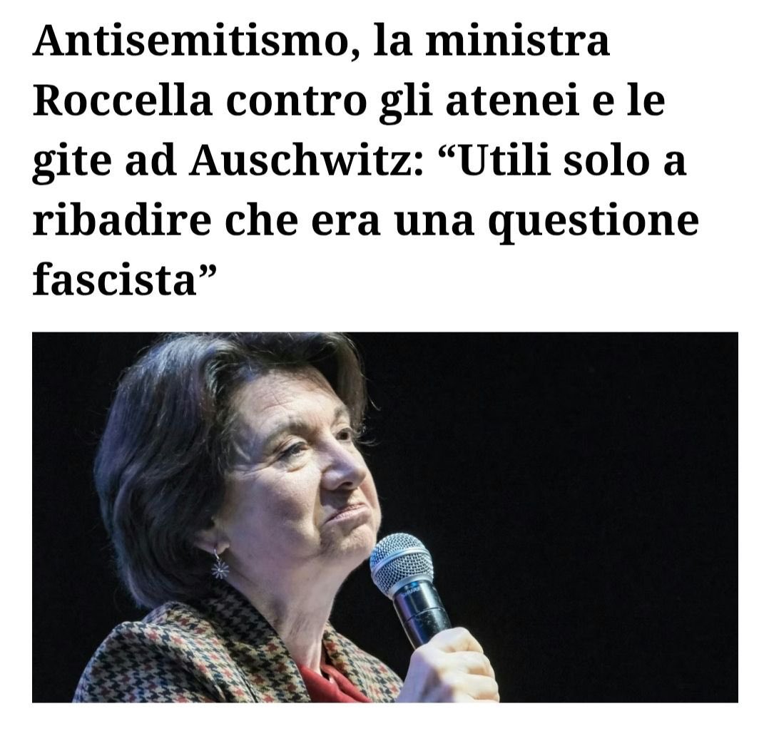 gualminielisa's tweet image. La mediocrità e l’ignoranza della ministra della #Repubblica #Roccella non hanno limiti. Si permette di chiamare  “gite” le visite educative nei luoghi della memoria come #Auschwitz  e invece di dire, come qualunque membro che rappresenta il governo di questo paese e che ha