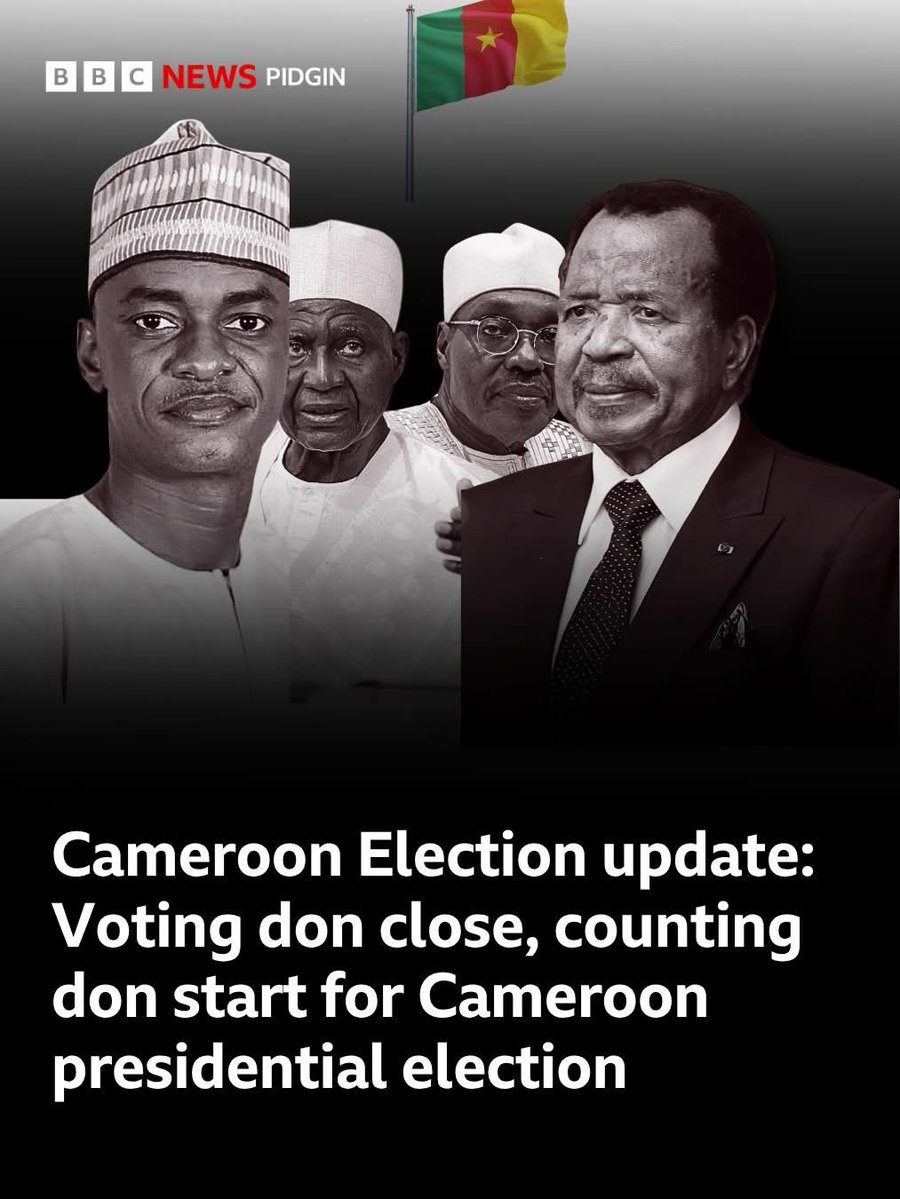 In Cameroon 🇨🇲 voting just close and counting just begin.