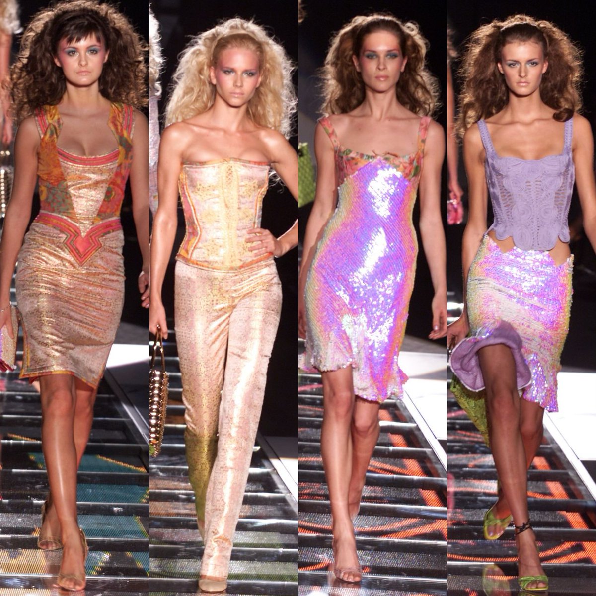 schiapearII's tweet image. Versace, Spring 2002 Couture