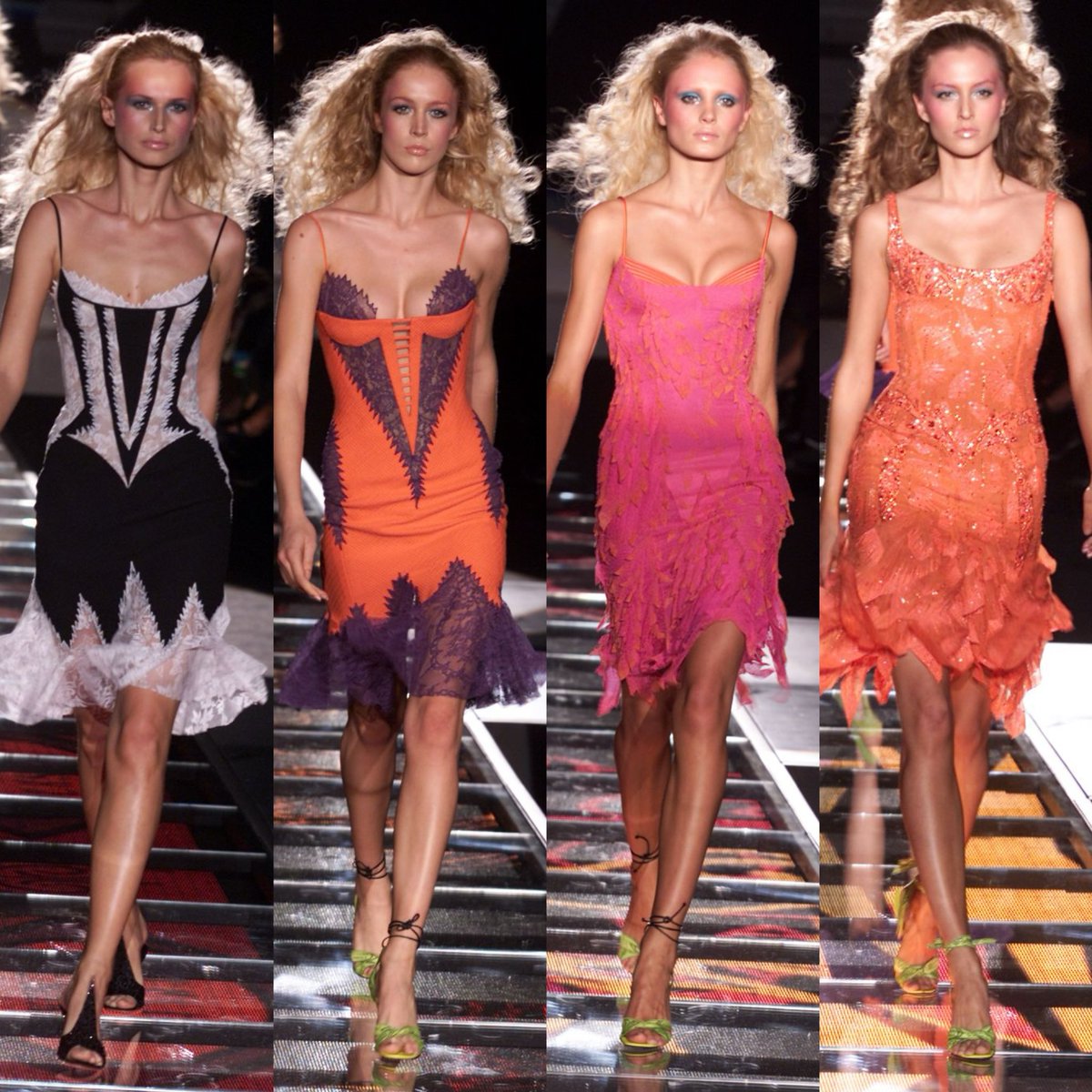 schiapearII's tweet image. Versace, Spring 2002 Couture