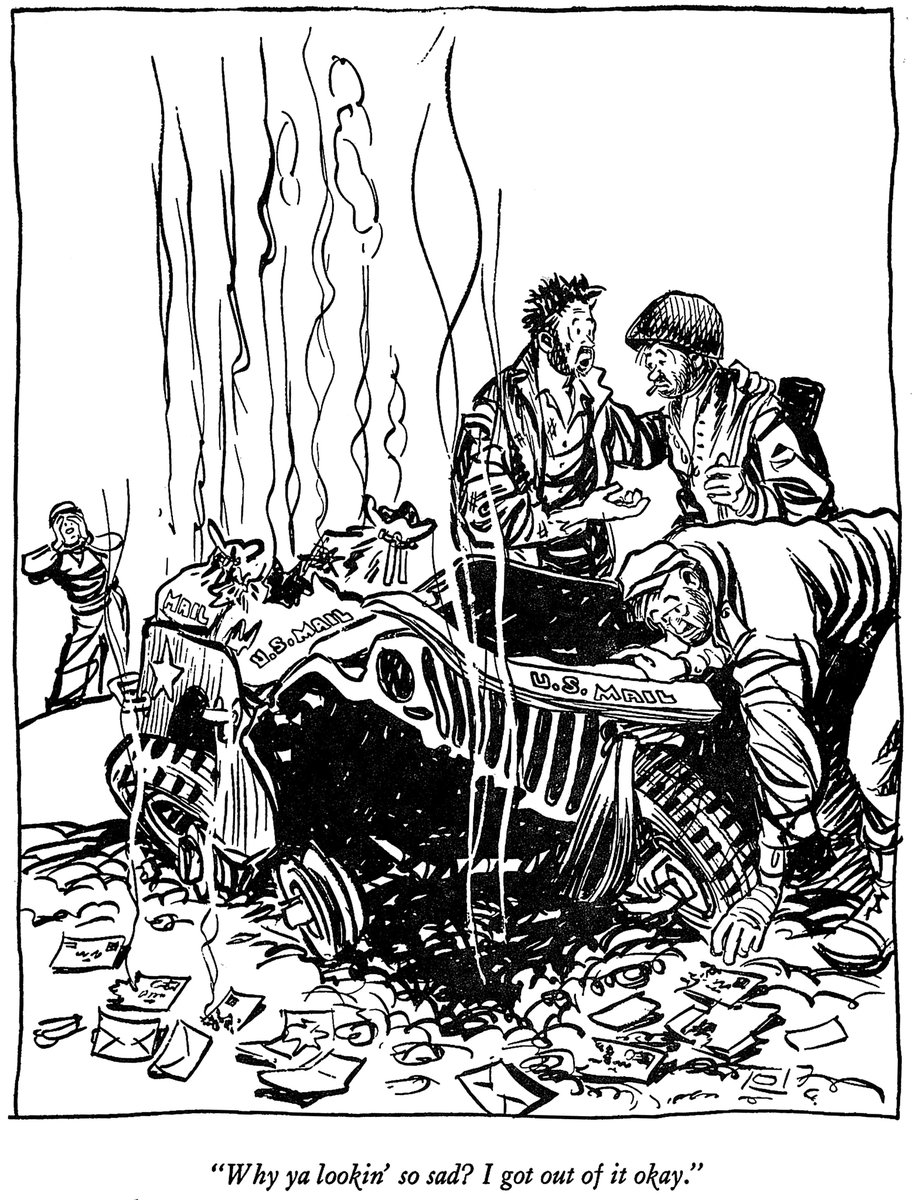 It's all a matter of perspective. Thanks to WWII legendary cartoonist Bill Mauldin, from Stripes' archives.