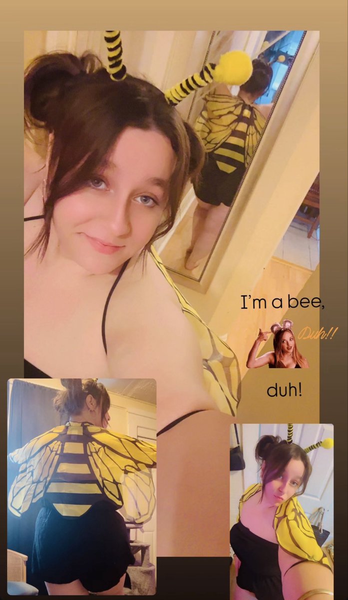 ThickAsHoney_xo's tweet photo. I’m a bee, duh! 🐝 

#halloweenfun #meangirls #BEEyourself #greeneyes #greeneyebeauty #plussize #plussizequeen #thickashoney https://t.co/VaZHlCsQny