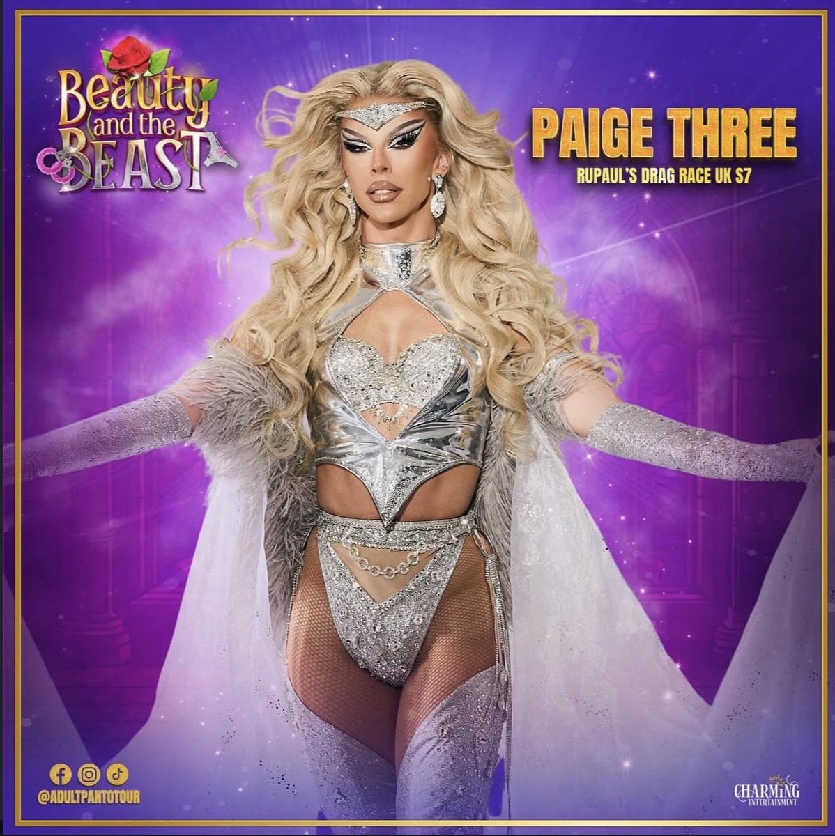 PaigeThreeDrag's tweet photo. I’m off on tour honeys ! How fun!!!!! See you in 2026! Feeling very grateful and excited. https://t.co/kJLsffsfb1