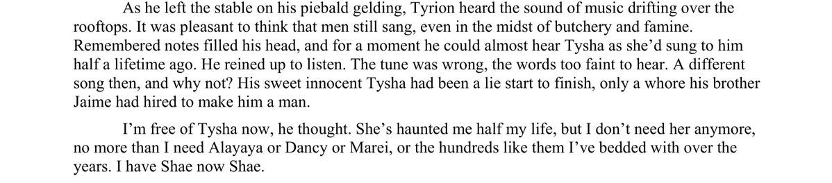#ASOIAF #ACOK Everything is going good for my boy, and it will for a bit, before shit comes crashing down 😔. I think I've heard later Tyrion chapters can get really depressing.