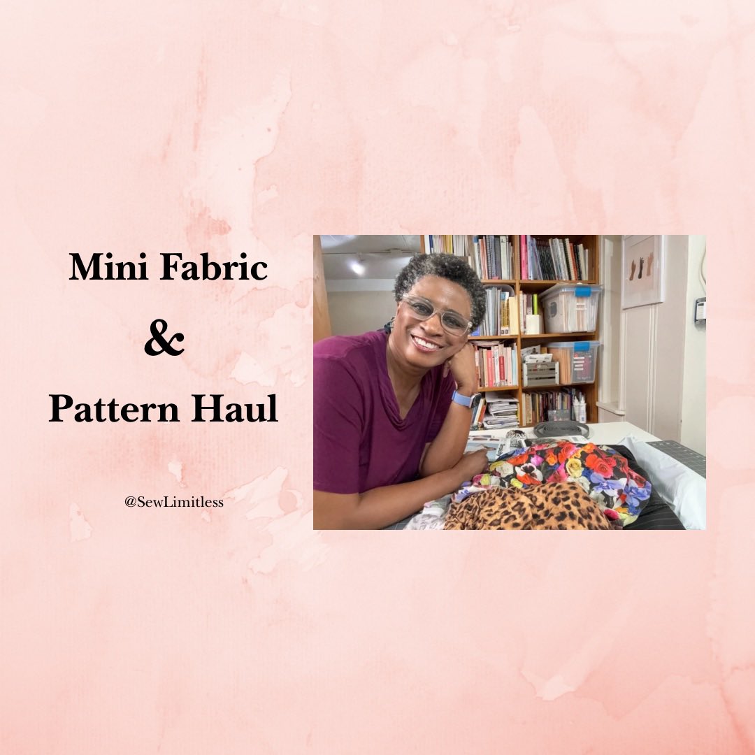 sewlimitless's tweet photo. In my latest video I’m sharing a mini fabric haul and some sewing patterns I recently bought. You can check it out here…#sewing 

https://t.co/u7DhJWNYFV https://t.co/pE8ypMZ2Tx