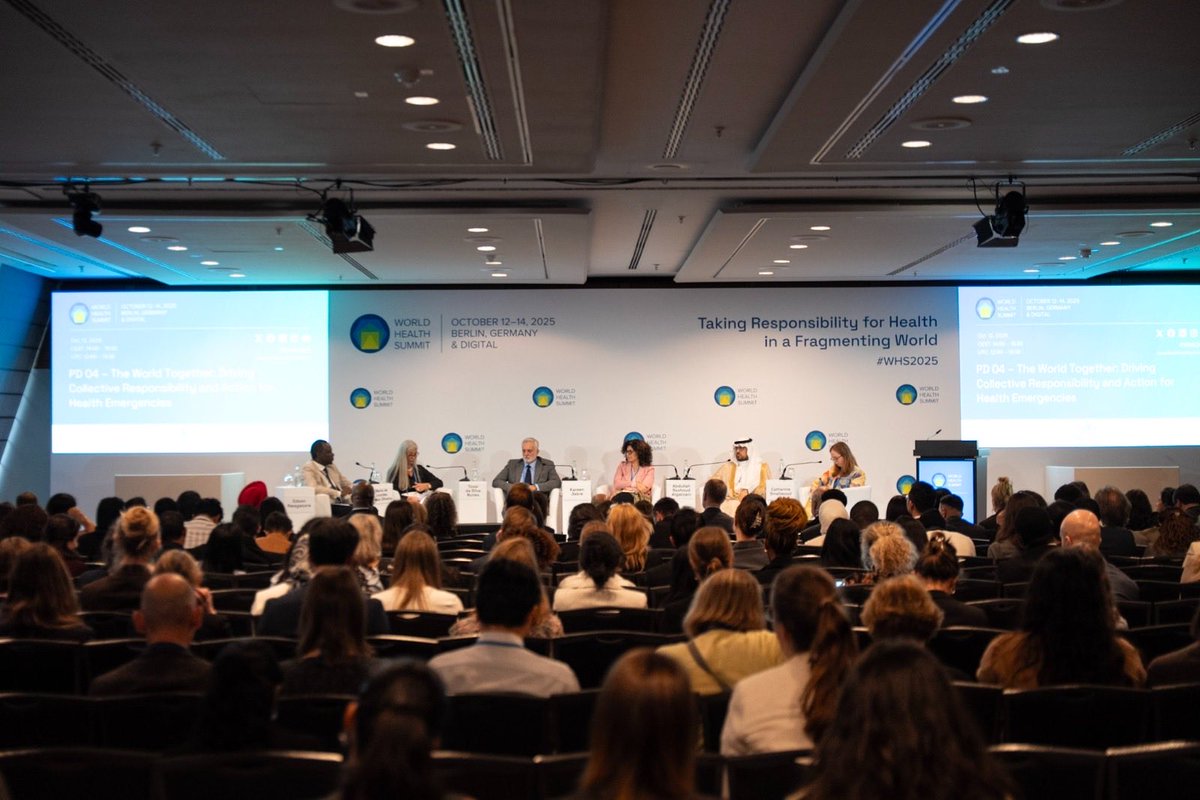 In May, <a href="/WHO/">World Health Organization (WHO)</a> Member States adopted the Pandemic Agreement—a beacon of hope, showing countries’ unity in preparing for shared threats
At #WHS2025, we brought together diverse voices to sustain this momentum &amp; discuss how we will turn commitments into action &amp; impact on the ground