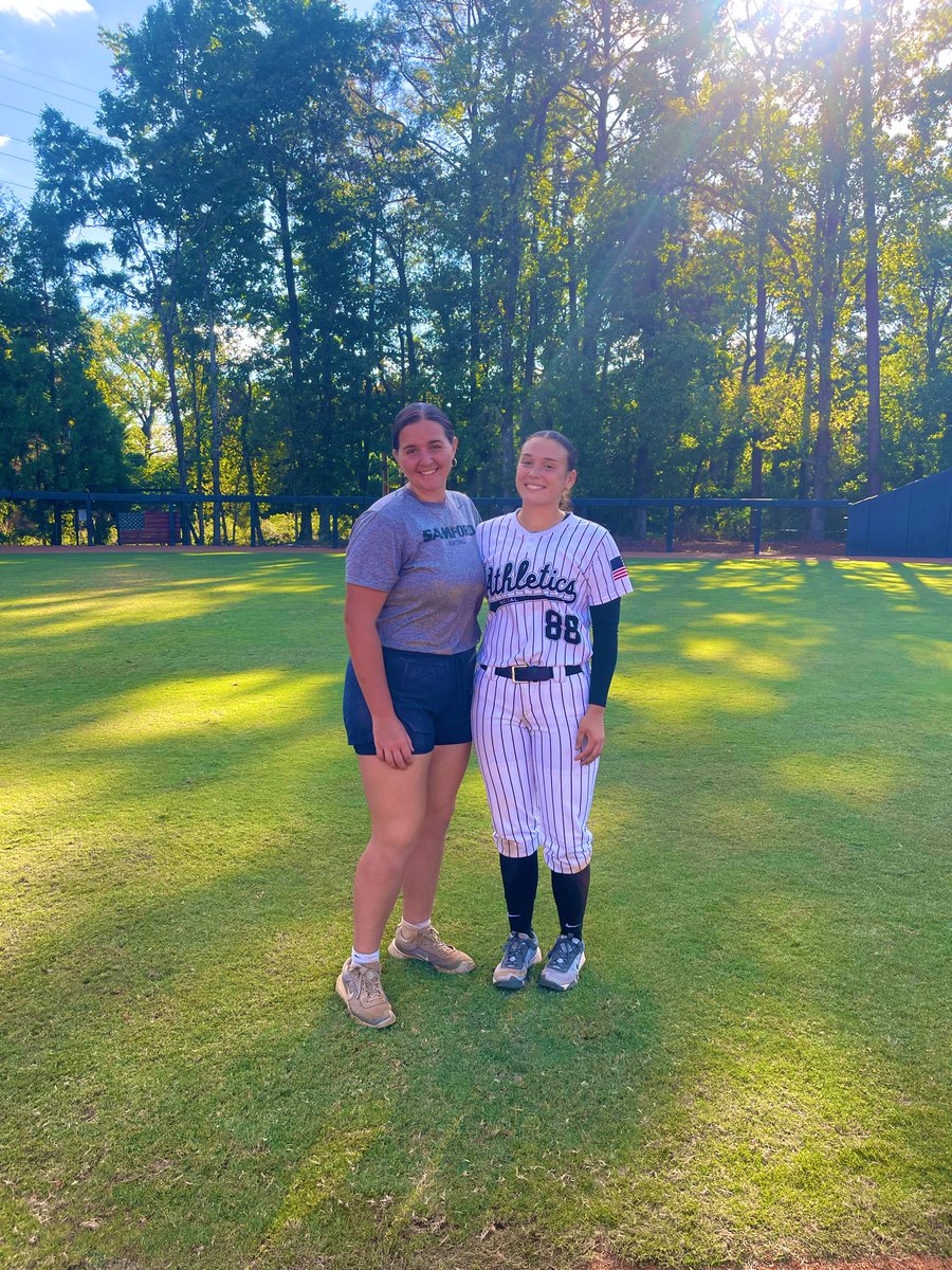 Alivia Harris (@aliviaharris88) on Twitter photo Thank you <a href="/SamfordSB/">Samford Softball</a> the opportunity to showcase my athletic ability, and for providing great instruction at this wonderful camp. I cannot wait to be back!
<a href="/BSherSB/">Barb Sherwood</a> <a href="/SoCalKennedy26/">So Cal Athletics Kennedy 26 Premier</a> <a href="/logancalhoun22/">Logan Calhoun</a> <a href="/sarahcespedes1/">Sarah Cespedes</a> <a href="/megdcurry/">Megan Dowdy Curry</a> <a href="/KatieCam2023/">Katie Campbell</a> Thank you <a href="/SamfordSB/">Samford Softball</a> the opportunity to showcase my athletic ability, and for providing great instruction at this wonderful camp. I cannot wait to be back!
<a href="/BSherSB/">Barb Sherwood</a> <a href="/SoCalKennedy26/">So Cal Athletics Kennedy 26 Premier</a> <a href="/logancalhoun22/">Logan Calhoun</a> <a href="/sarahcespedes1/">Sarah Cespedes</a> <a href="/megdcurry/">Megan Dowdy Curry</a> <a href="/KatieCam2023/">Katie Campbell</a>