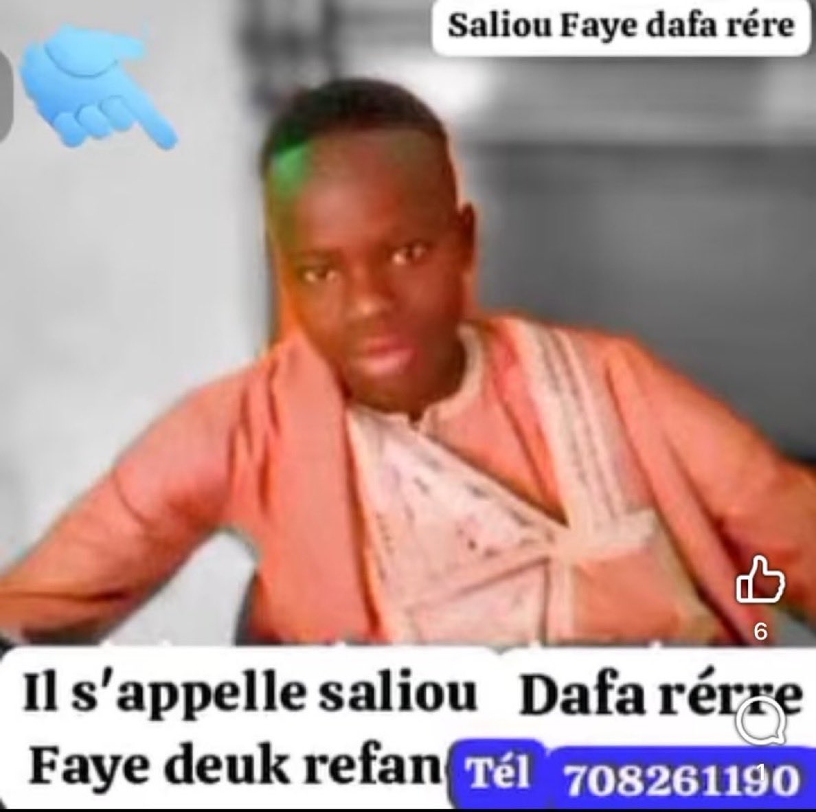 « S’il vous plaît aidez-moi à partager cette photo, c’est mon frère il est perdu de vue depuis plus de deux mois .
Voilà mon numéro 780109726 »

Max de rt svp 🚨 🚨🚨🚨🚨🚨