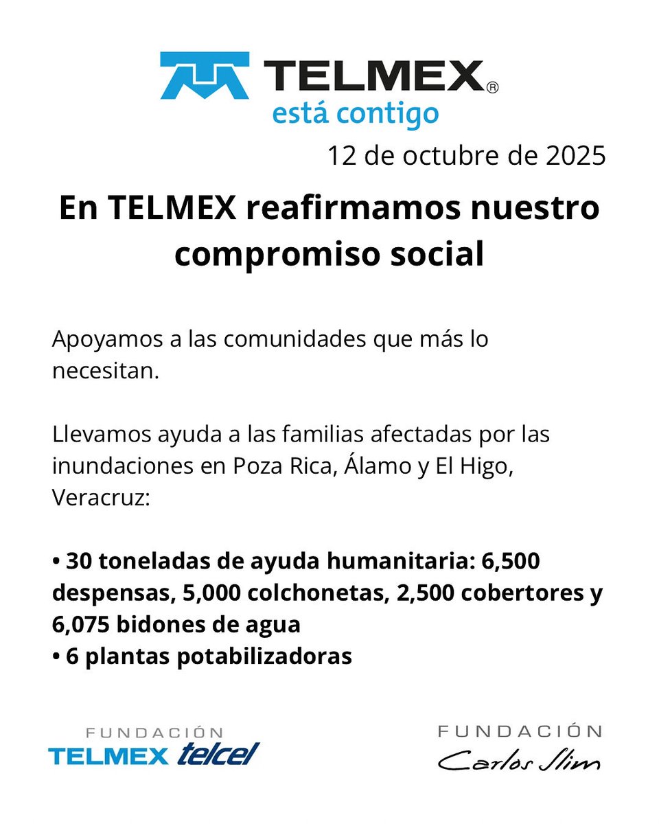 Telmex's tweet photo. #TelmexInforma https://t.co/w84LkyZs5Q