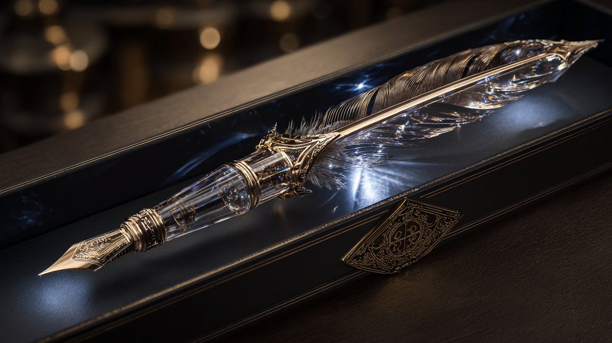 LurkShade's tweet image. #digitalarts
野球グッズのボールペンは
ファンタジー世界なら羽ペンだろうという事で作成