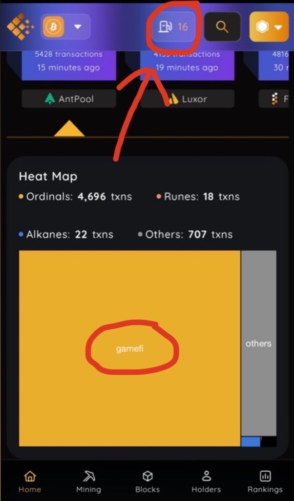 GameFibrc20's tweet image. Let me ask you something kid… has your favorite coin ever taken over the majority of the transaction volume on a 2 trillion dollar blockchain? Didn’t think so.
$GameFi 💎✊🏻
Study bitcoin block history📚
Study free and fair🍊
Study $Ordi 🐸
Lets build GameFi on bitcoin layer one…