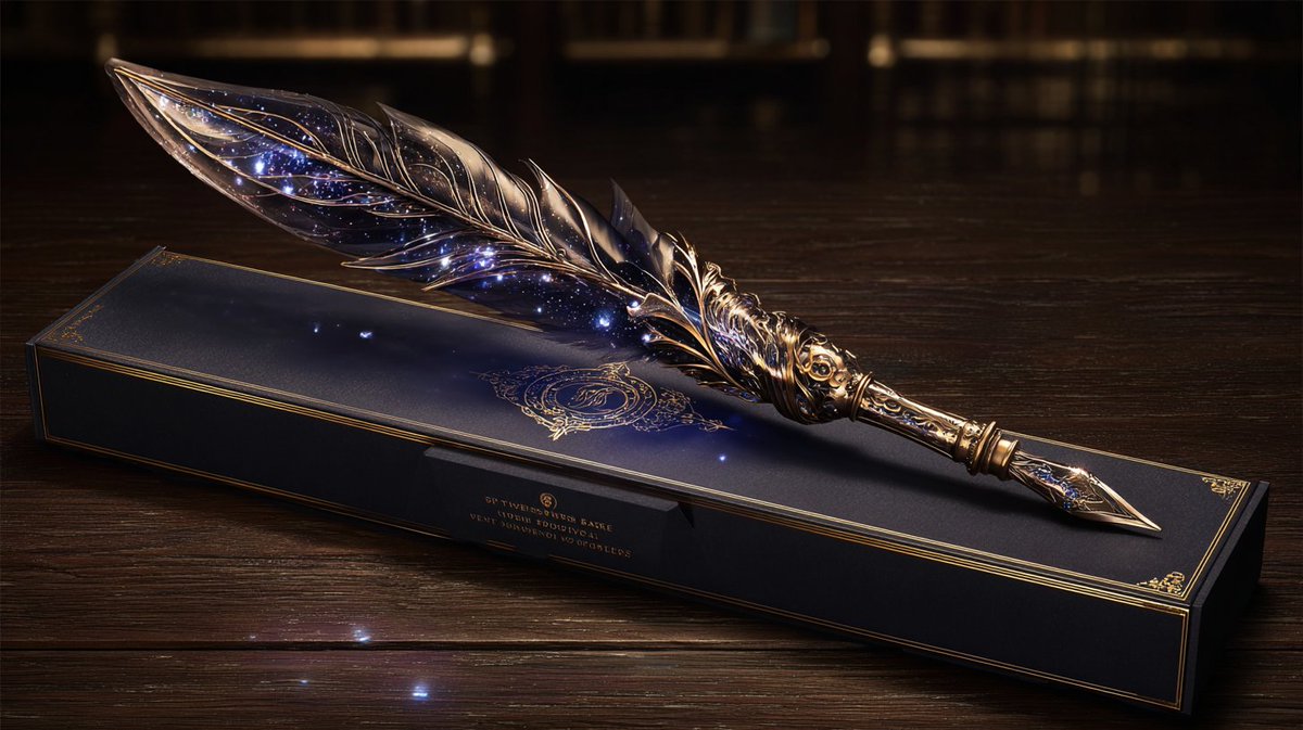 LurkShade's tweet image. #digitalarts
野球グッズのボールペンは
ファンタジー世界なら羽ペンだろうという事で作成