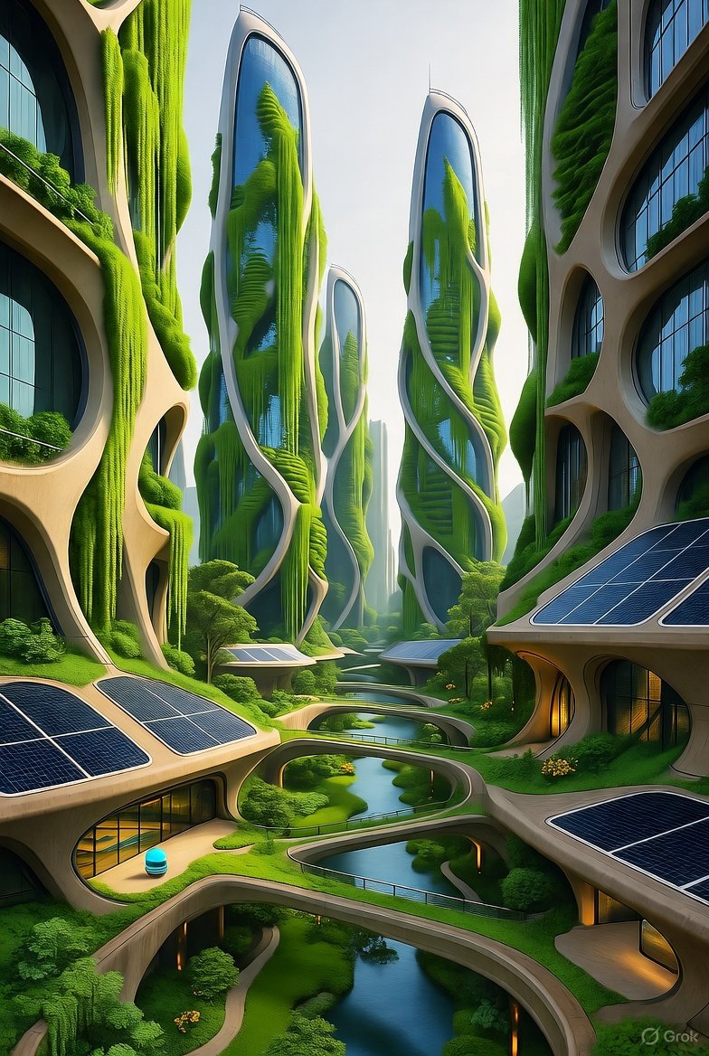 guille_farrell's tweet image. Biophilic/regenerative design seems most likely, as it aligns with global pushes for sustainability and resonates with a cultural desire to reconnect with nature amid urban sprawl. The style would prioritize organic forms, green integration, and tech-driven efficiency, creating…