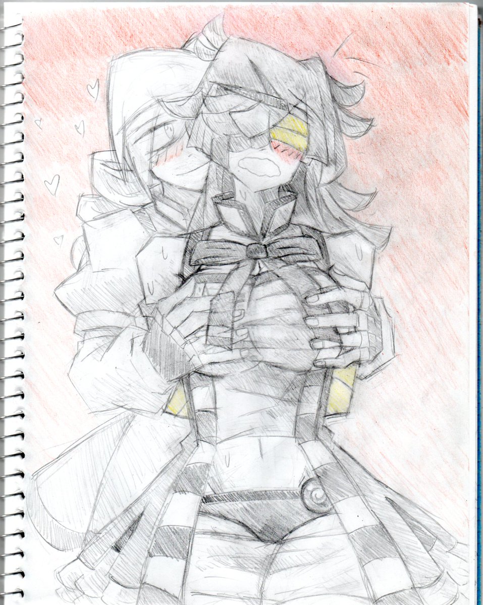 NotCry0nic3's tweet image. Your constant refusal to make out leaves me with no choice but to take extreme measures against you, Mabayu-san.