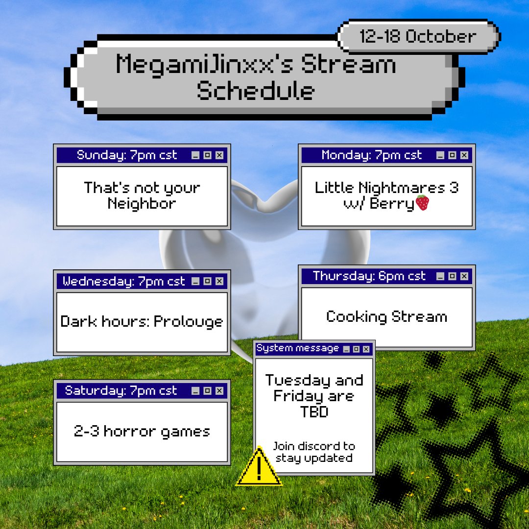 Had to help roommate with a family emergency, but we're back and will be better about streaming schedules! Still trying to edit past VODs for the gaming YT please be patient 🥰