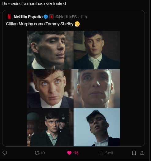 vinxenjk's tweet photo. todo mundo sabe q esse tweet foi feito pelo mecânico, o primeiro maluquinho com tesão em mafioso por causa do thomas shelby #mapsitk https://t.co/D1Hq7hlpAB