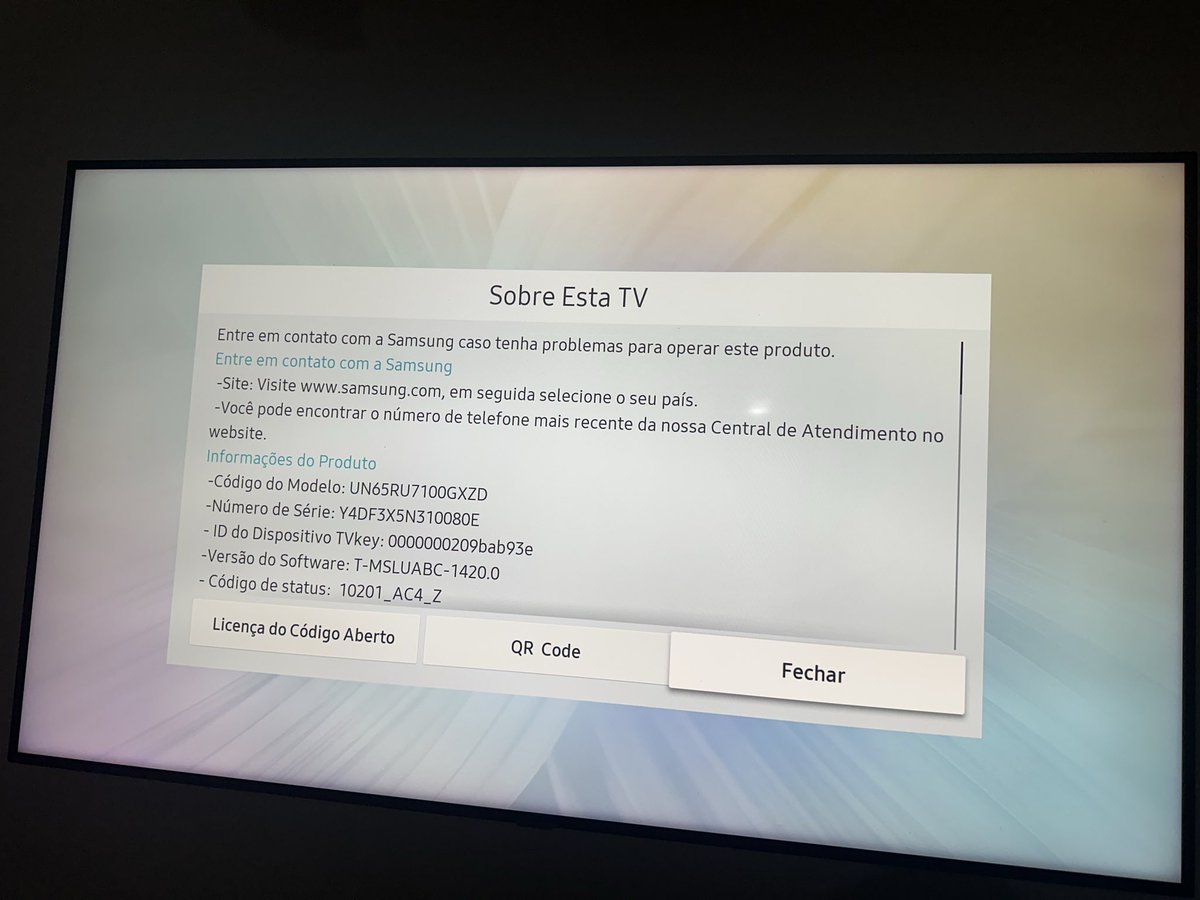 webmasterwebedu's tweet image. Boa tarde @SamsungBrasil  #Samsung  minha TV direto da pau no software e perde o wifi  e gerenciador do dispositivo, conforme  foto. Podem atualizar esse bug ?