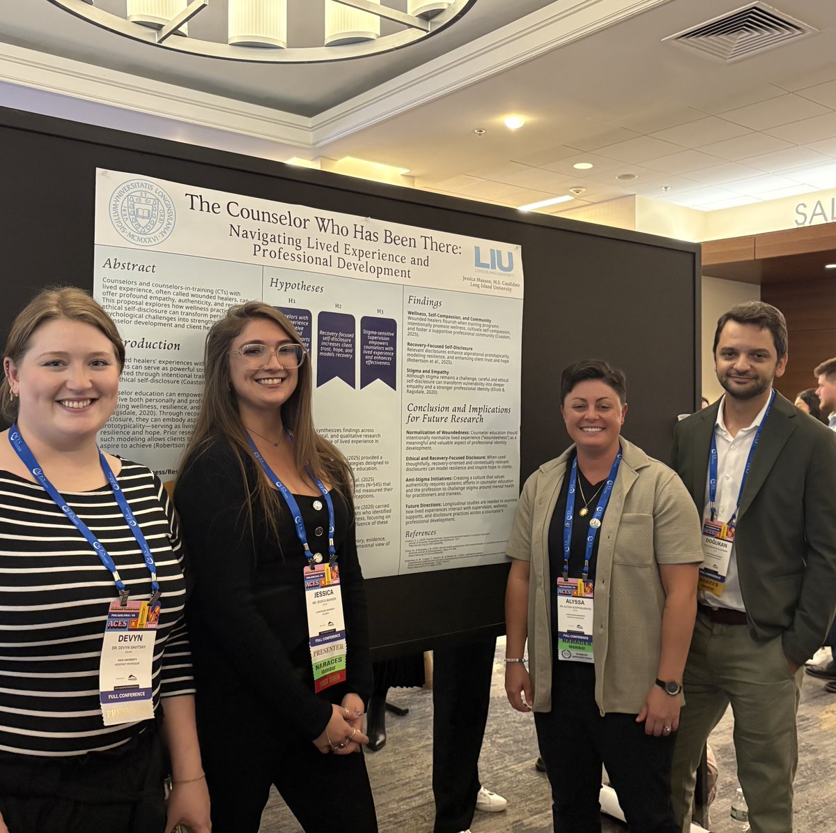 DevynSavitsky's tweet photo. Had the best time at #ACES2025 in Philly! If anyone is interested in learning more about my presentation topic 'Integrating Universal Design for Learning in Counselor Education: Enhancing Accessibility and Inclusivity in Classrooms', please DM me :) https://t.co/14i0LXA07q
