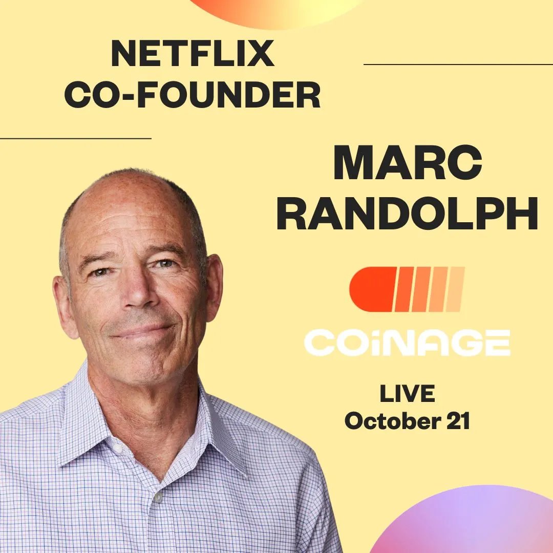 beeboopx's tweet image. Hot off the press – @netflix cofounder @mbrandolph is speaking with @zGuz on @coinage_media next week.

$COINAGE outperforms broader market recovery with a +100% move today 🔥