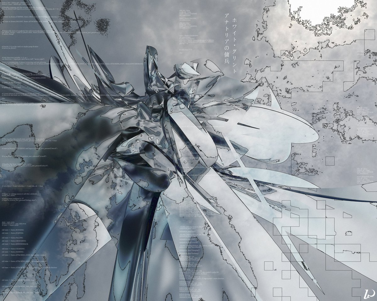LunarPolygon's tweet image. white glint
