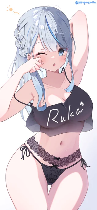 すこし遅めのおはよー #描いていルカ