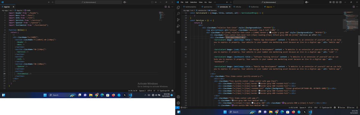 Chiemerie_04's tweet image. Day 55 of #60DaysLearningChallenge: Continued the site recreation in practicing React application. Made a little progress tho.