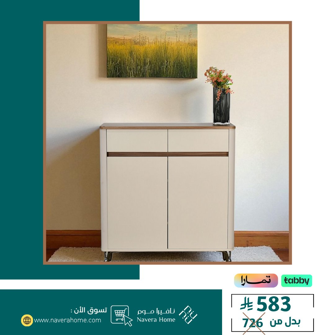 دولاب خشبي متعدد الاستخدامات بتصميم عملي وأنيق ✨
احصلي على مزيج مثالي من التنظيم والفخامة مع الدولاب الخشبي متعدد الاستخدامات من نافيرا هوم 🤍
تصميم عصري بخامات عالية الجودة وسعة تخزين كبيرة تناسب كل احتياجاتك اليومية 🌿

✨ المميزات:
✔ خامة خشبية قوية تدوم طويلاً
✔ أرفف