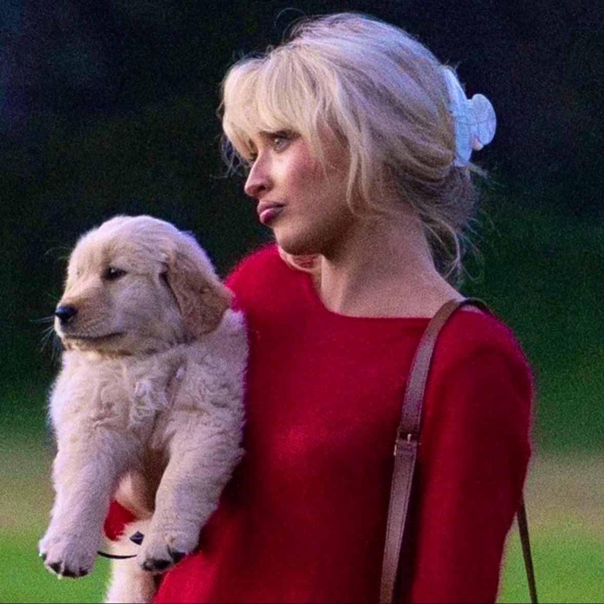 dearrdecode's tweet image. she eating that puppy up