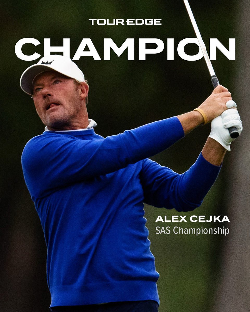 Composed. Precise. Champion.

With the new Exotics series in play, <a href="/AlexCejka/">Alex cejka</a> fired a round-two 66 and capped off Sunday with a birdie-birdie finish to win the <a href="/SASChampionship/">SAS Championship</a> by 3 strokes!

Through rain and wind, Alex delivered a world-class performance all week long.