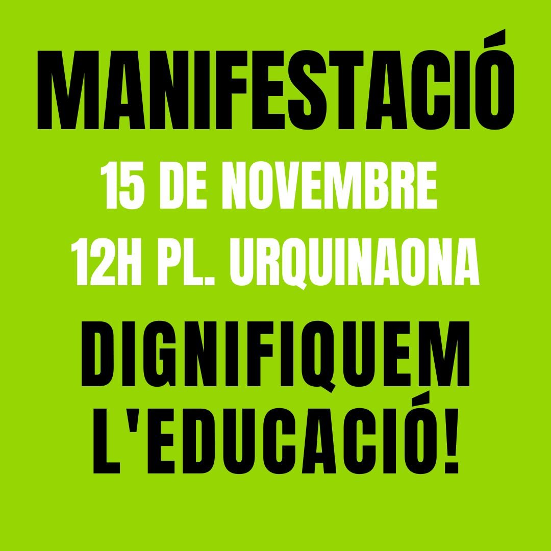 AndreuMumbru's tweet image. #15N #DignifiquemLaProfessió #DignitatDocent #DignitatPAE