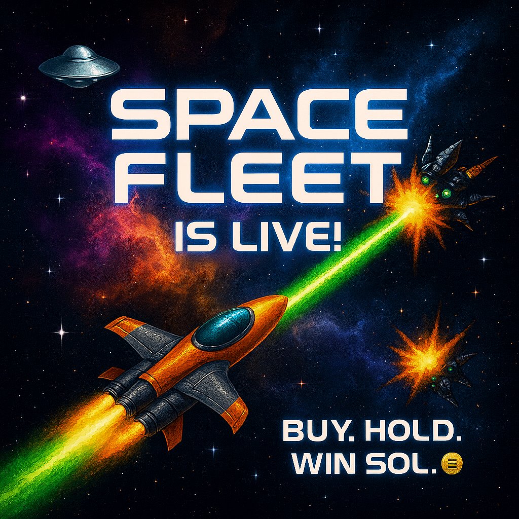 Space Fleet is live!
CA: DzNQCXd1KdifsxhCsnsX1kmHWP5mutQqMHfjJHGopump